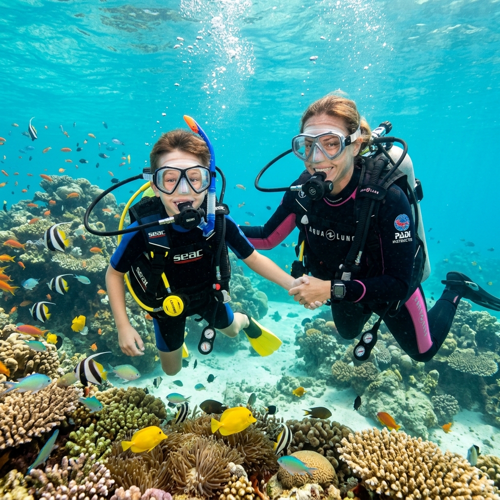 Bubble Maker kids diving program in Mirissa