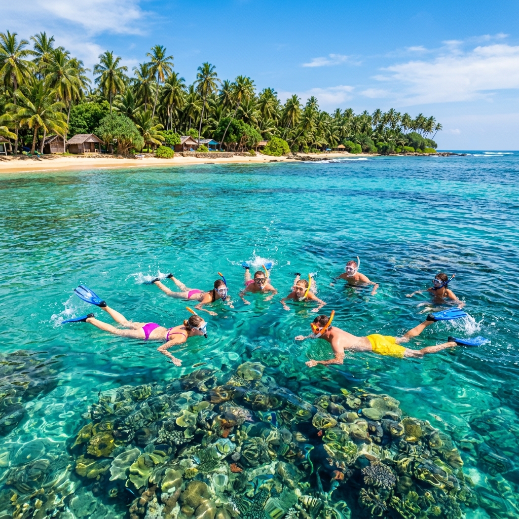 Private snorkeling boat tour in Mirissa